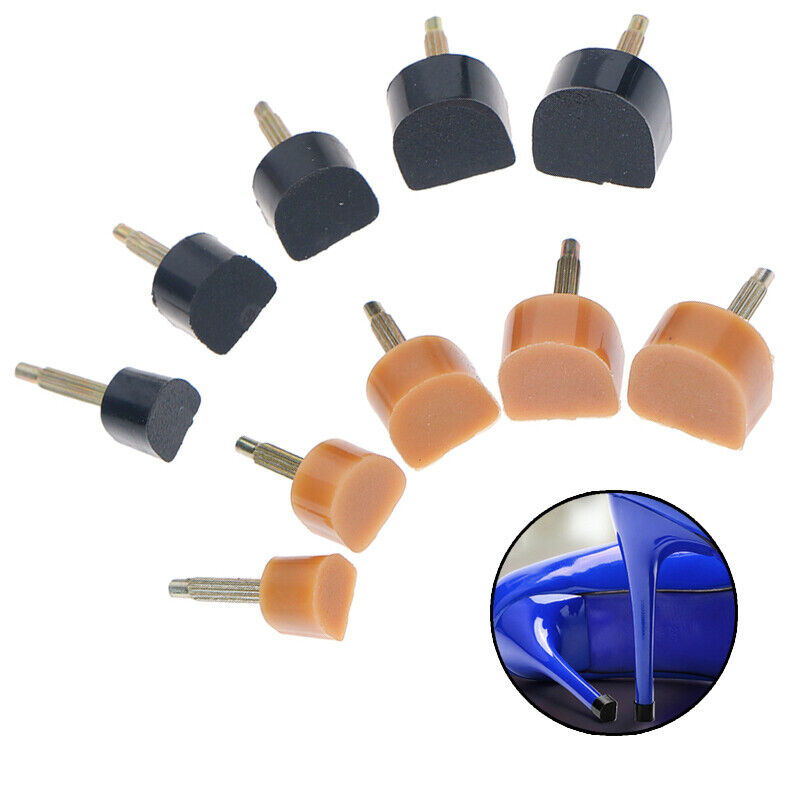 10pc Shoe Repair High Heel Tips Stiletto Replacement Dowels